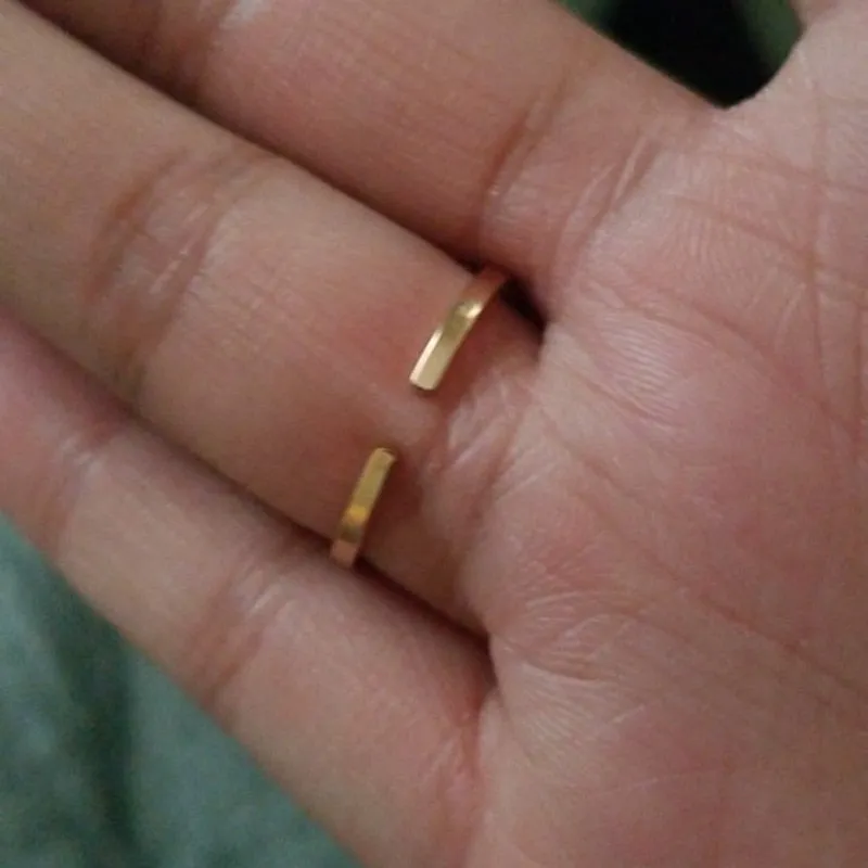 1 PC Custom Stackable Initial Ring