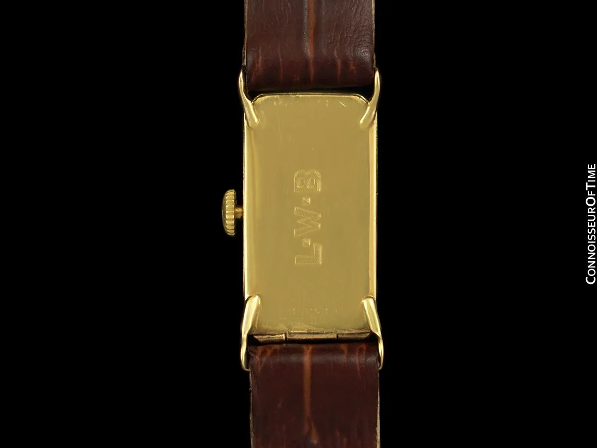 1910's Patek Philippe Tiffany & Co. Vintage Art Nouveau Ladies Watch - 18K Gold, Diamonds & Enamel
