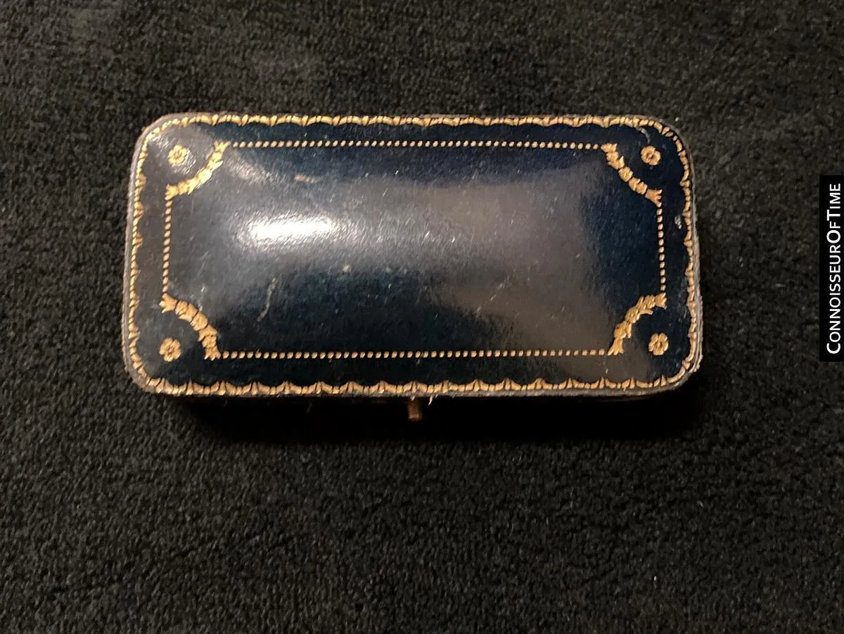 1910's Rolex Ladies Vintage Art Deco Watch with Original Box - 9K Rose Gold