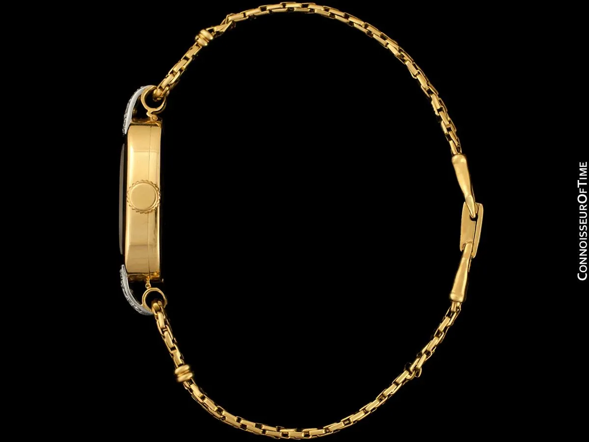 1940's Tiffany & Co. Ladies Vintage Watch - 14K Gold with Diamonds