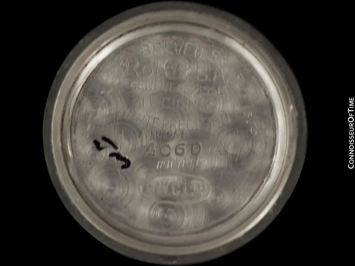 1942 Rolex Oyster WWII Vintage Ladies Ref. 4060 Handwound Watch with Box - Stainless Steel