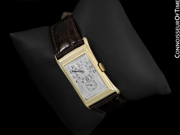 1944 Rolex Prince Brancard Eaton 1/4 Century Doctor's Watch with Box - 14K Gold