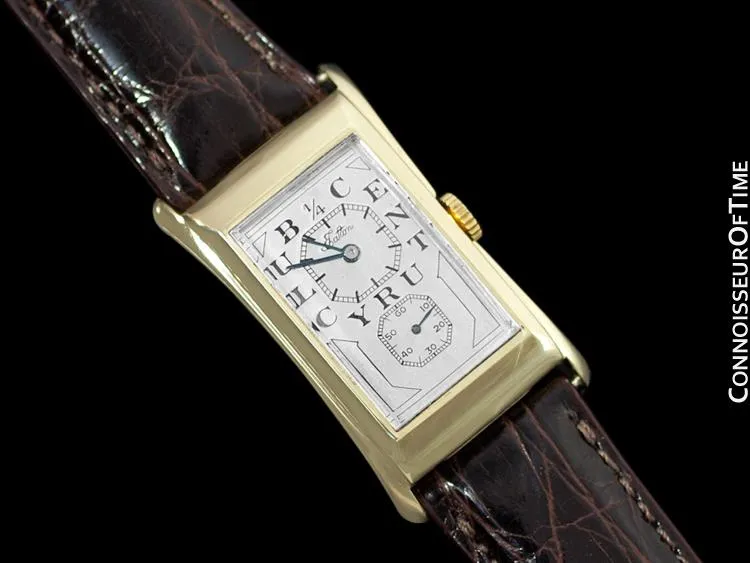 1944 Rolex Prince Brancard Eaton 1/4 Century Doctor's Watch with Box - 14K Gold