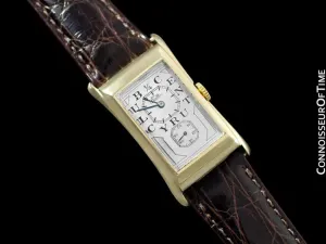 1944 Rolex Prince Brancard Eaton 1/4 Century Doctor's Watch with Box - 14K Gold
