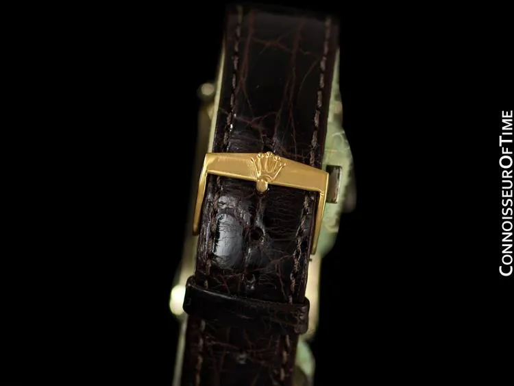 1944 Rolex Prince Brancard Eaton 1/4 Century Doctor's Watch with Box - 14K Gold
