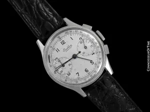 1945 Breitling Premier Vintage Full Size Pilot's Chronograph - Stainless Steel