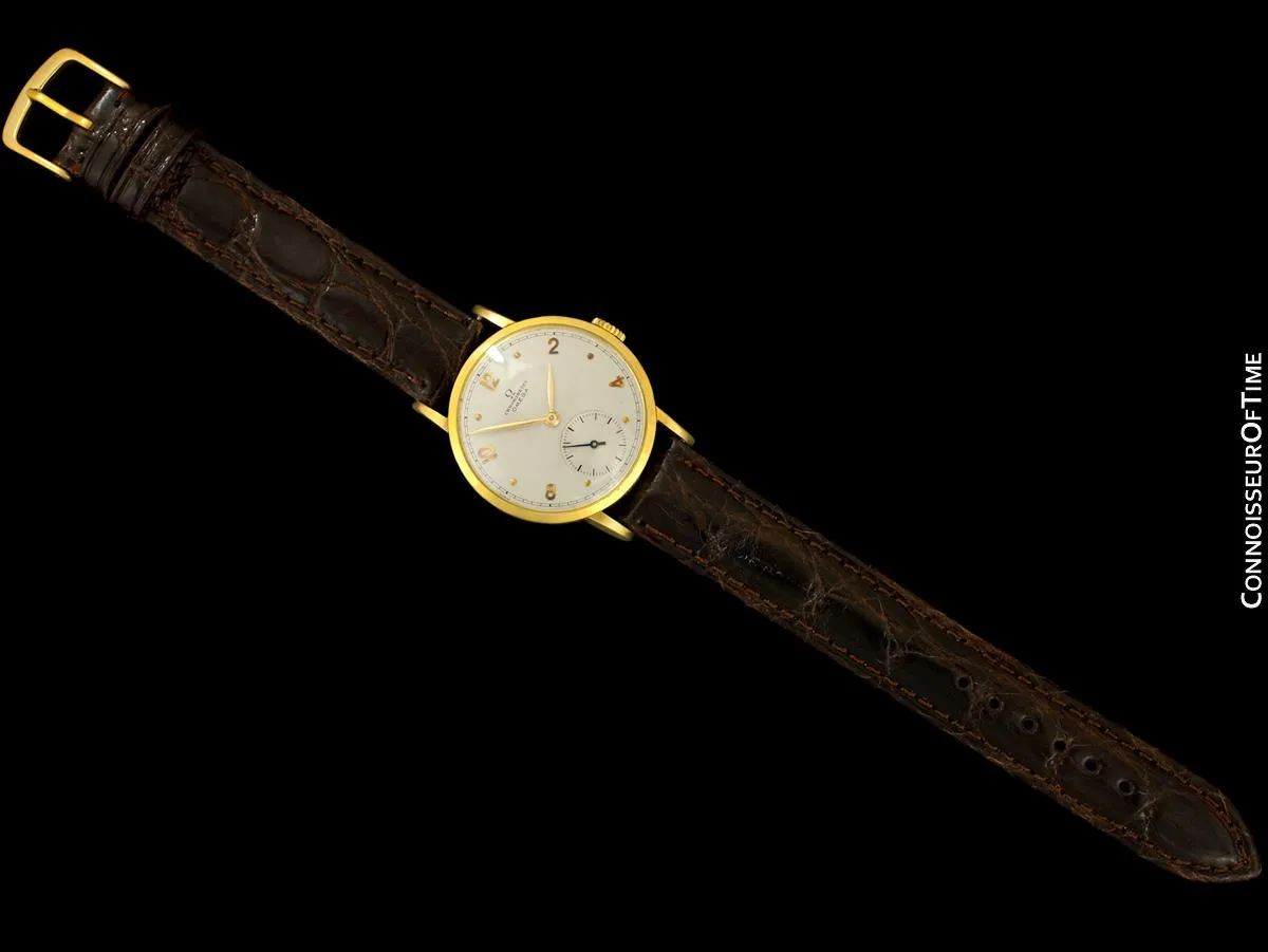 1945 Omega Vintage Mens Chronometer - Famous Cal. 30 T2 RG - 18K Gold