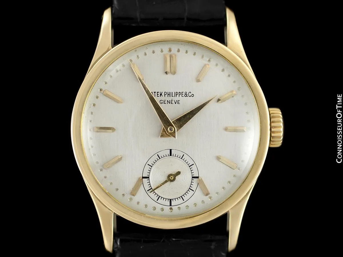 1946 Patek Philippe Vintage Calatrava Ref. 96, 18K Gold Watch with Extract - The Original