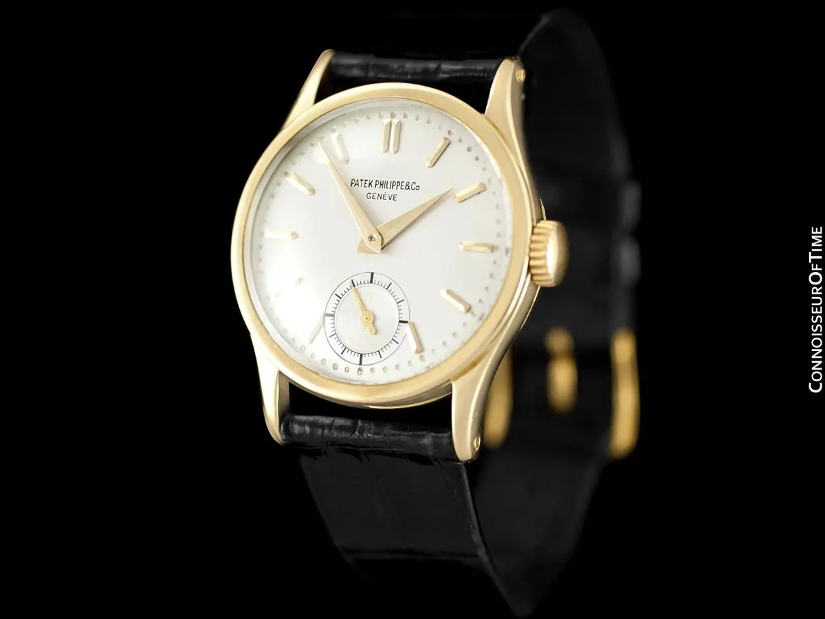 1946 Patek Philippe Vintage Calatrava Ref. 96, 18K Gold Watch with Extract - The Original