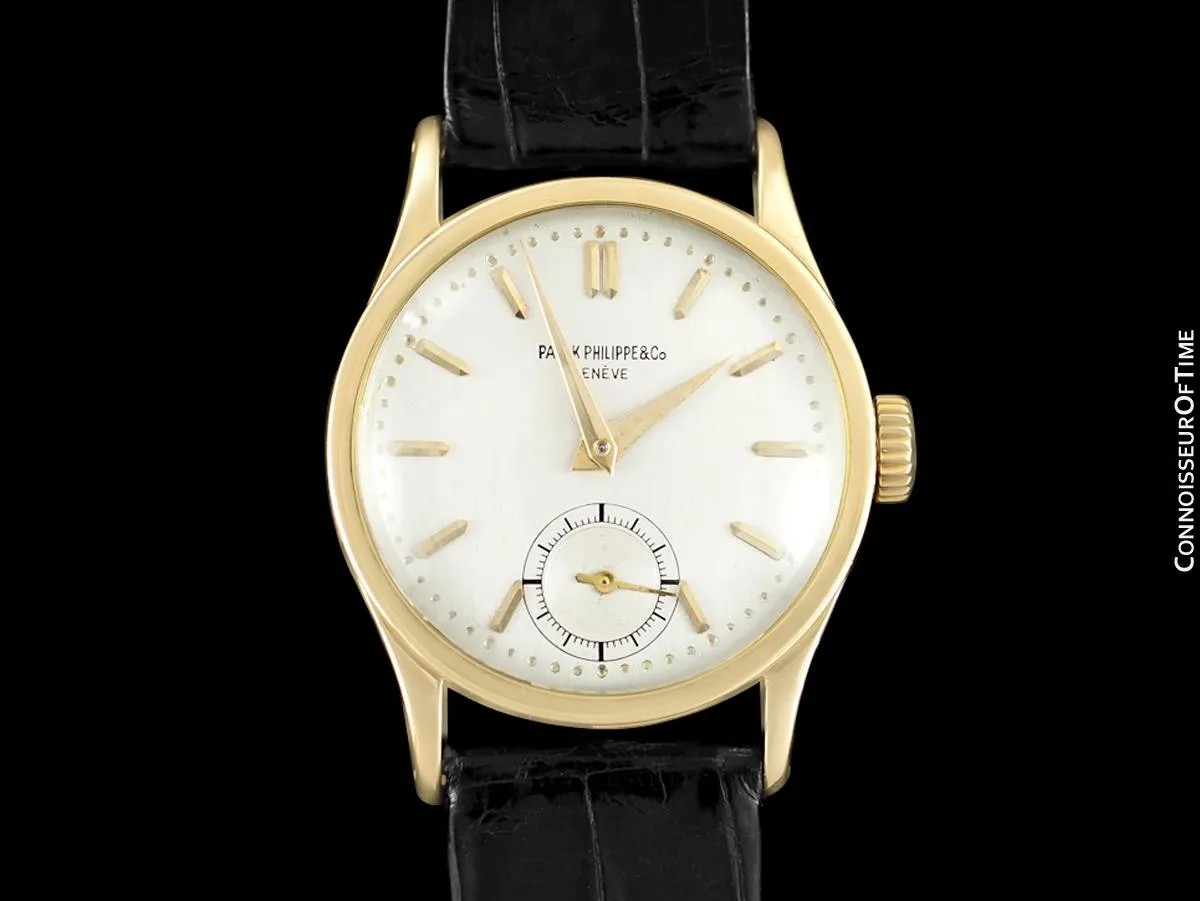 1946 Patek Philippe Vintage Calatrava Ref. 96, 18K Gold Watch with Extract - The Original