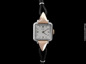 1946 Rolex Vintage Ladies 2-Tone Dress Watch - Stainless Steel & 18K Rose Gold