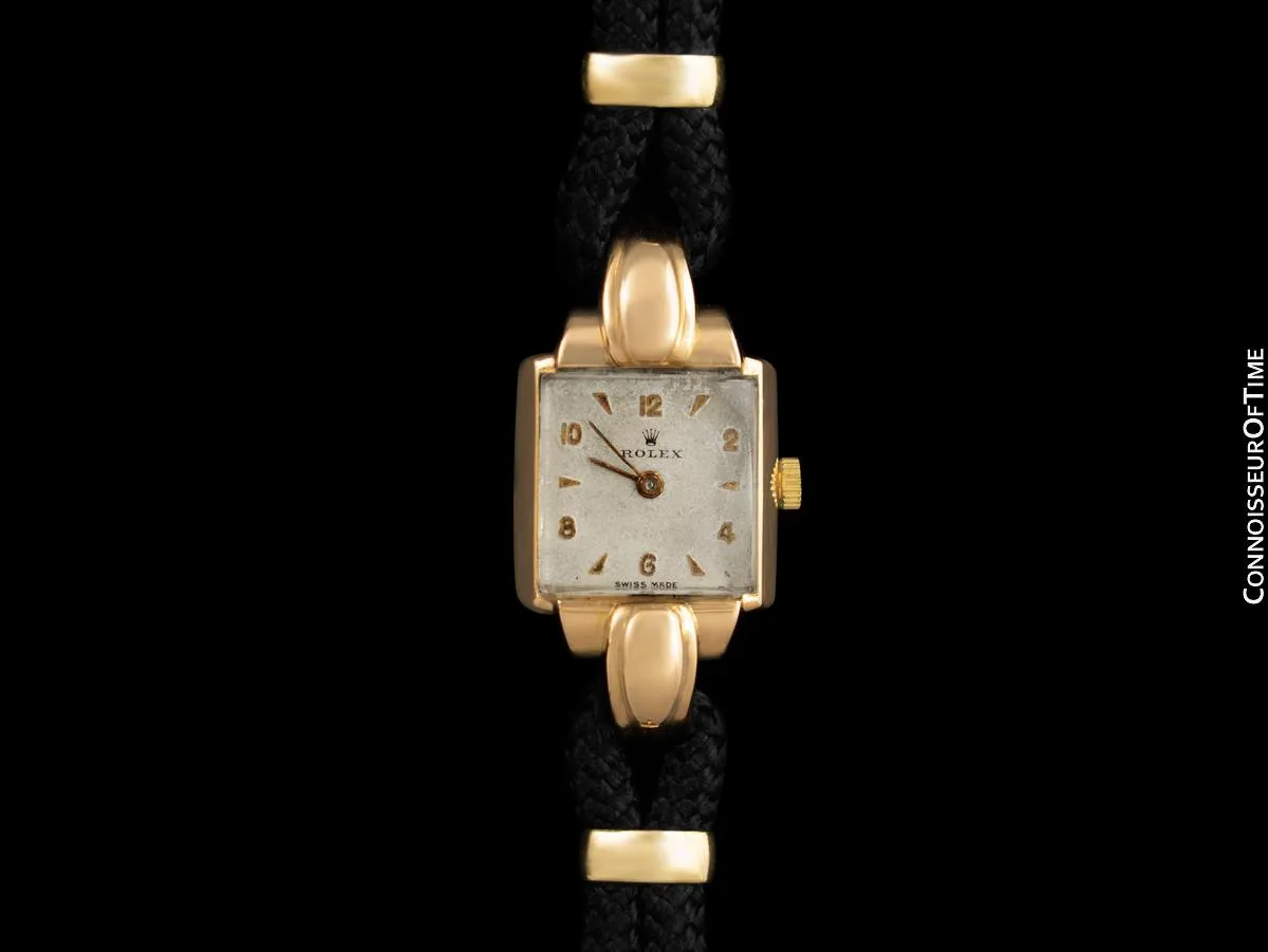 1946 Rolex Vintage Ladies Dress Watch - 18K Rose Gold