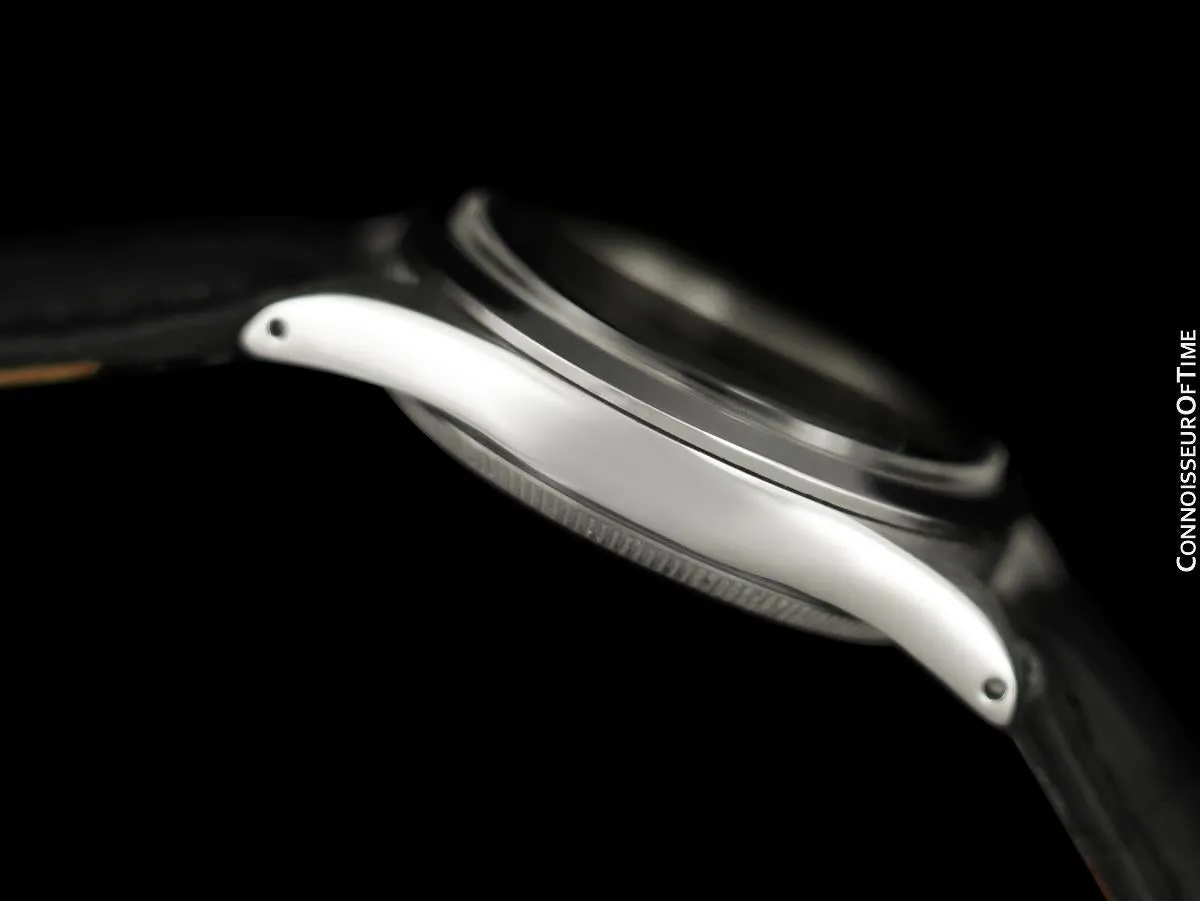 1953 Rolex Oyster Shock-Resisting Classic Vintage Mens Handwound Watch - Stainless Steel