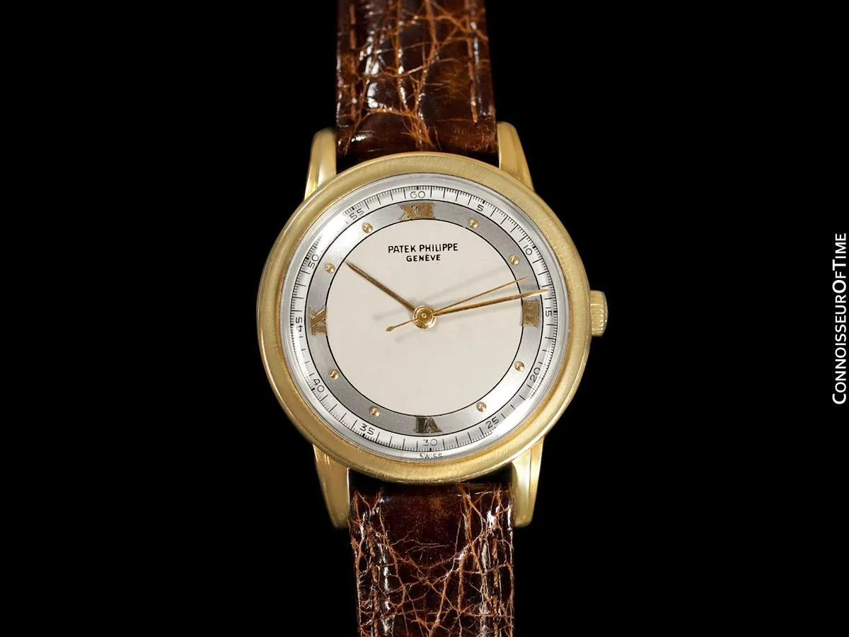 1955 Patek Philippe Vintage Large Mens Calatrava Ref. 2481 18K Gold Watch - The "King Size"