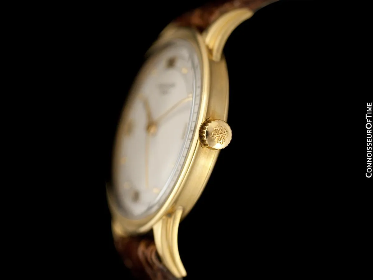 1955 Patek Philippe Vintage Large Mens Calatrava Ref. 2481 18K Gold Watch - The "King Size"