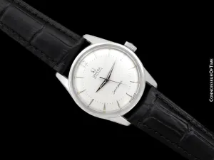 1956 Omega Seamaster Mens Vintage Calatrava Automatic Cal. 500 Watch - Stainless Steel