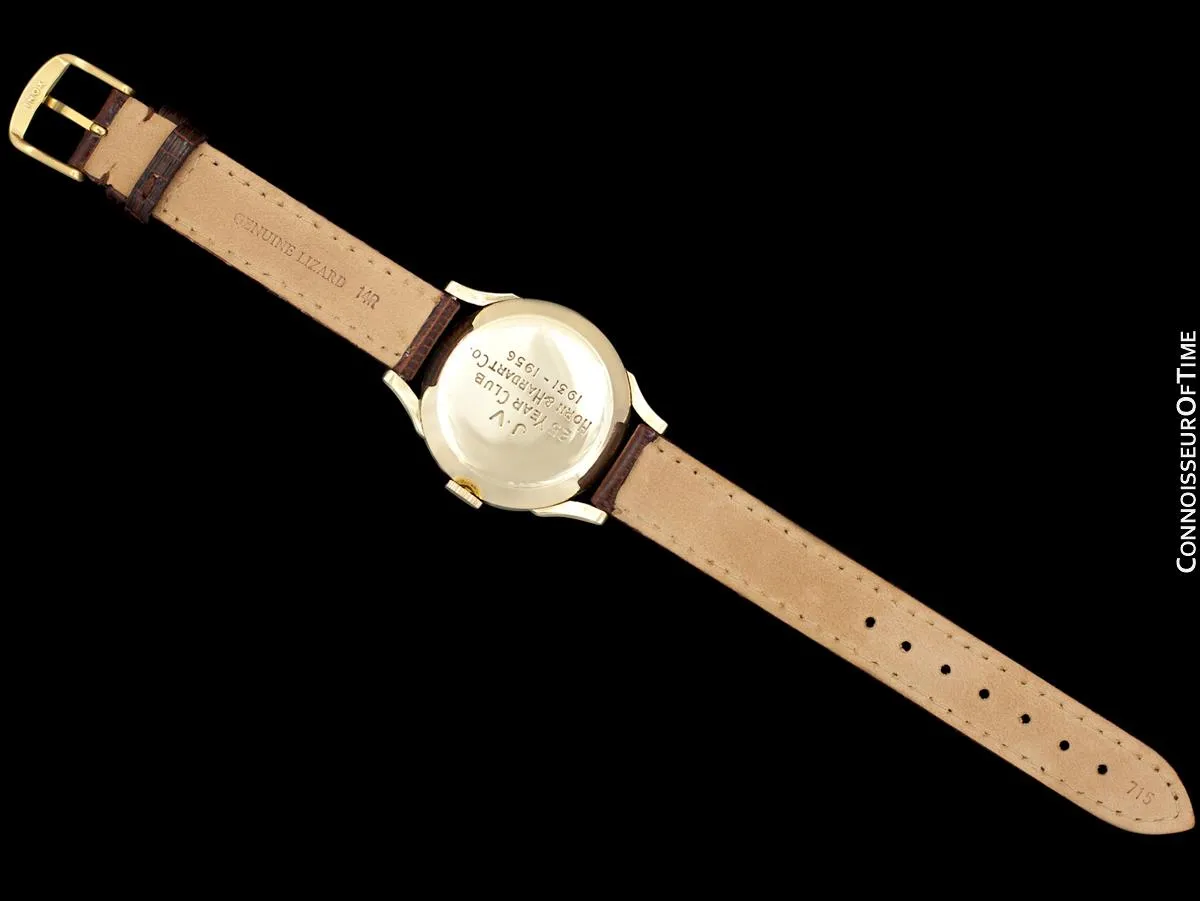 1956 Tiffany & Co. "Futuramic" Mens Vintage Thin Automatic Watch - 14K Gold
