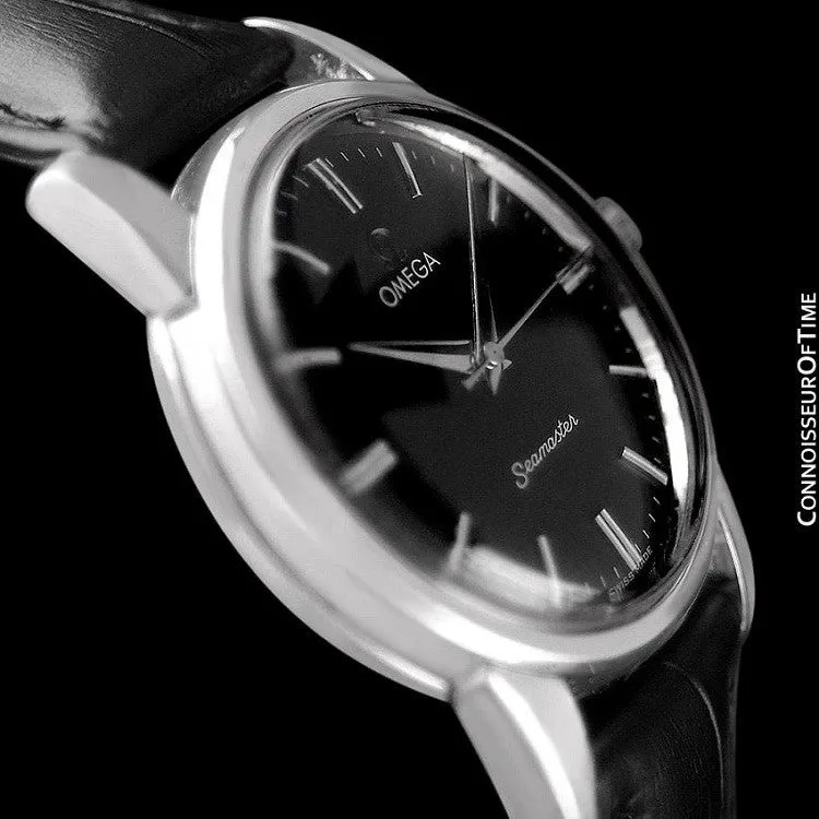 1958 Omega Seamaster Vintage Mens Calatrava Classic Handwound Watch - Stainless Steel