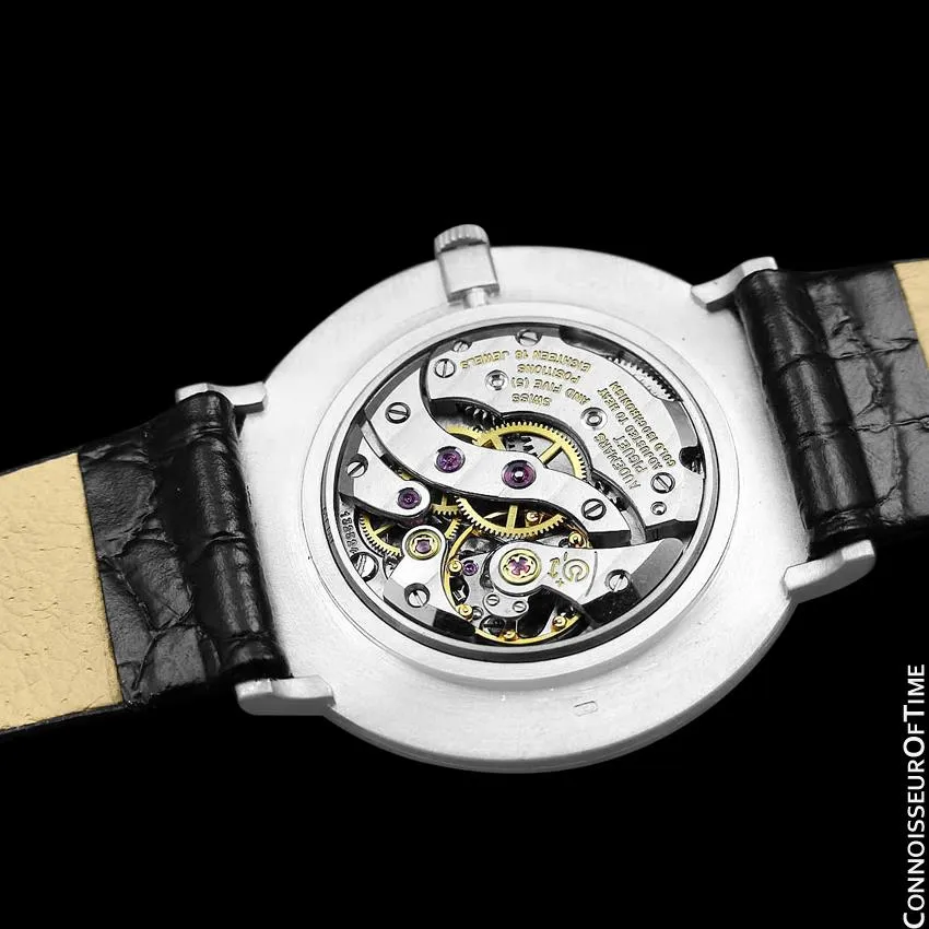 1960's Audemars Piguet Vintage Mens Full Size Thin Dress Watch - 18K White Gold