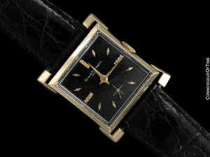 1960's Girard Perregaux Vintage Mens Pagoda Style Lug Watch - 14K Gold