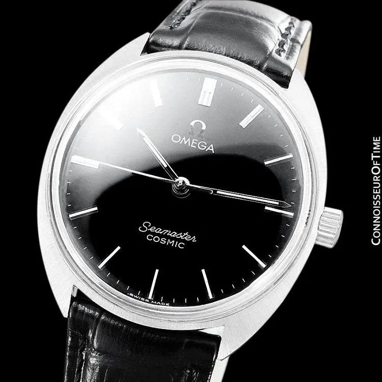 1960's Omega Vintage Mens Seamaster Cosmic Retro Handwound Watch - Stainless Steel