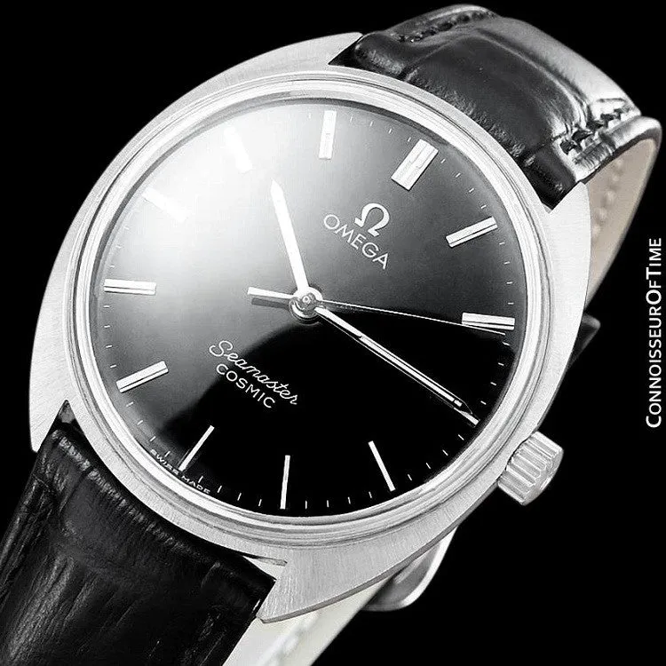 1960's Omega Vintage Mens Seamaster Cosmic Retro Handwound Watch - Stainless Steel