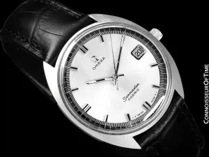 1960's Omega Vintage Mens Seamaster Cosmic Retro Handwound Watch - Stainless Steel
