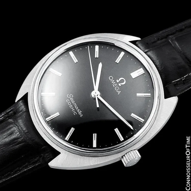 1960's Omega Vintage Mens Seamaster Cosmic Retro Handwound Watch - Stainless Steel