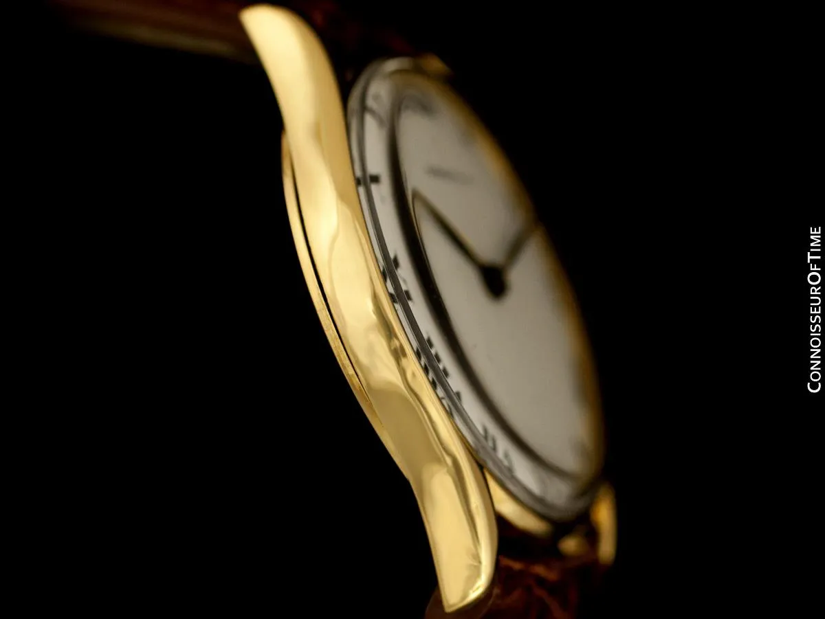 1960's Tiffany & Co. Mens Vintage Handwound Dress Watch - 14K Gold