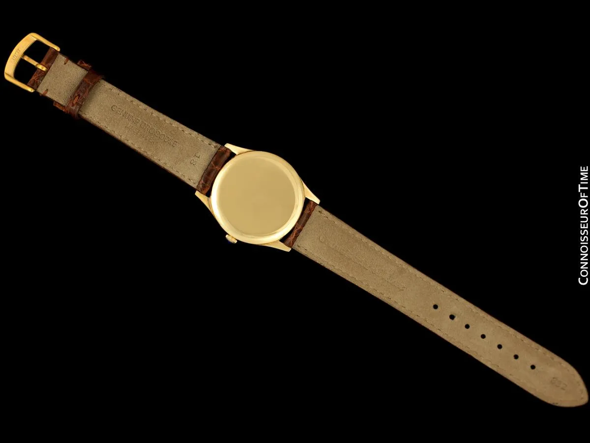 1960's Tiffany & Co. Mens Vintage Handwound Dress Watch - 14K Gold