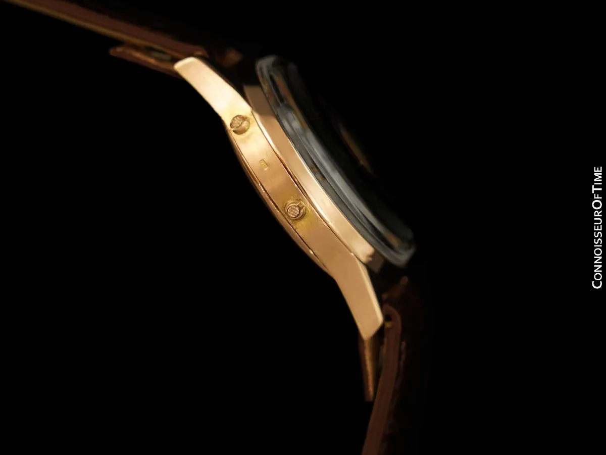 1960's Arsa Large Vintage Triple Calendar Valjoux 72C Chronograph Dato-Compax Watch - 18K Rose Gold