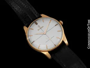 1961 Omega Vintage Mens 30T2 Based Dress Watch, Large Size - 14K Rose Gold