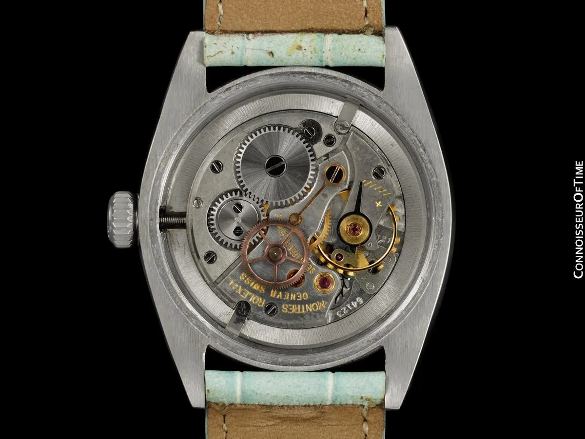 1961 Rolex Oyster Precision Classic Vintage Mens Handwound Watch - Stainless Steel