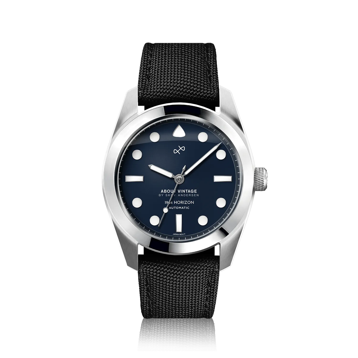 1964 Horizon Automatic, Steel / Matte Blue