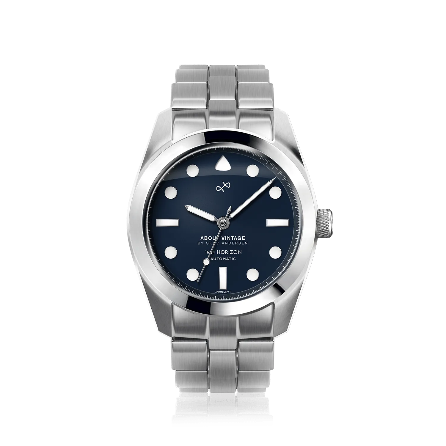 1964 Horizon Automatic, Steel / Matte Blue