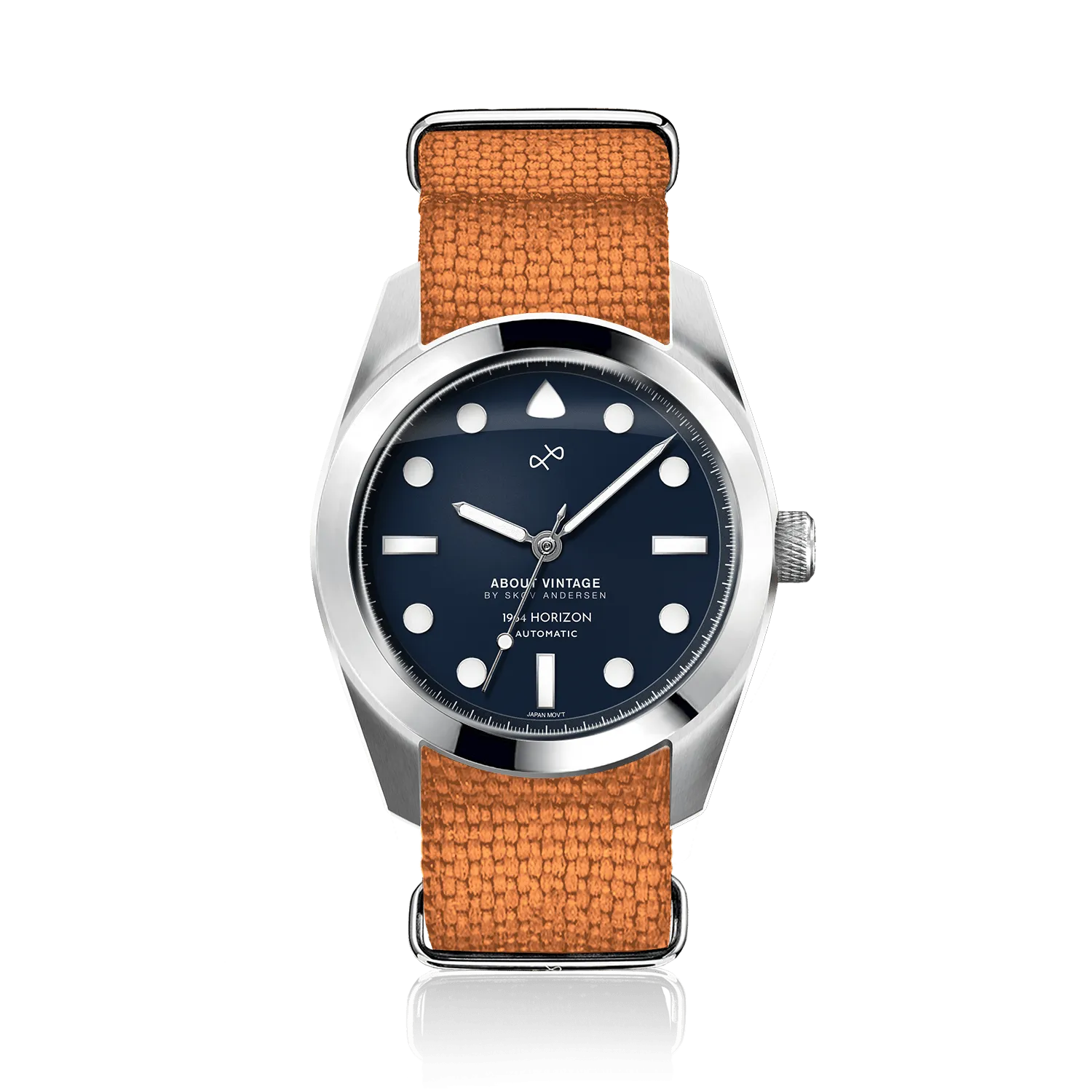 1964 Horizon Automatic, Steel / Matte Blue
