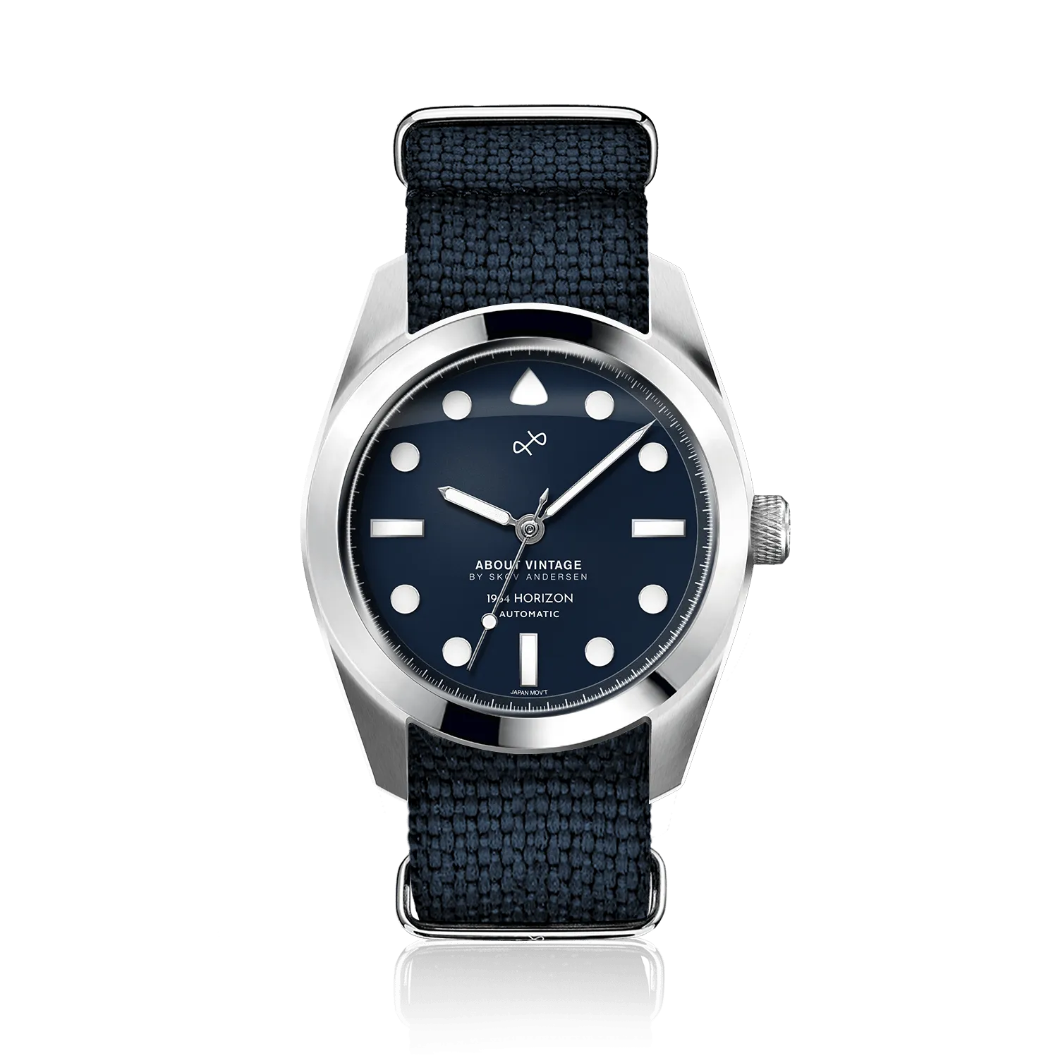 1964 Horizon Automatic, Steel / Matte Blue