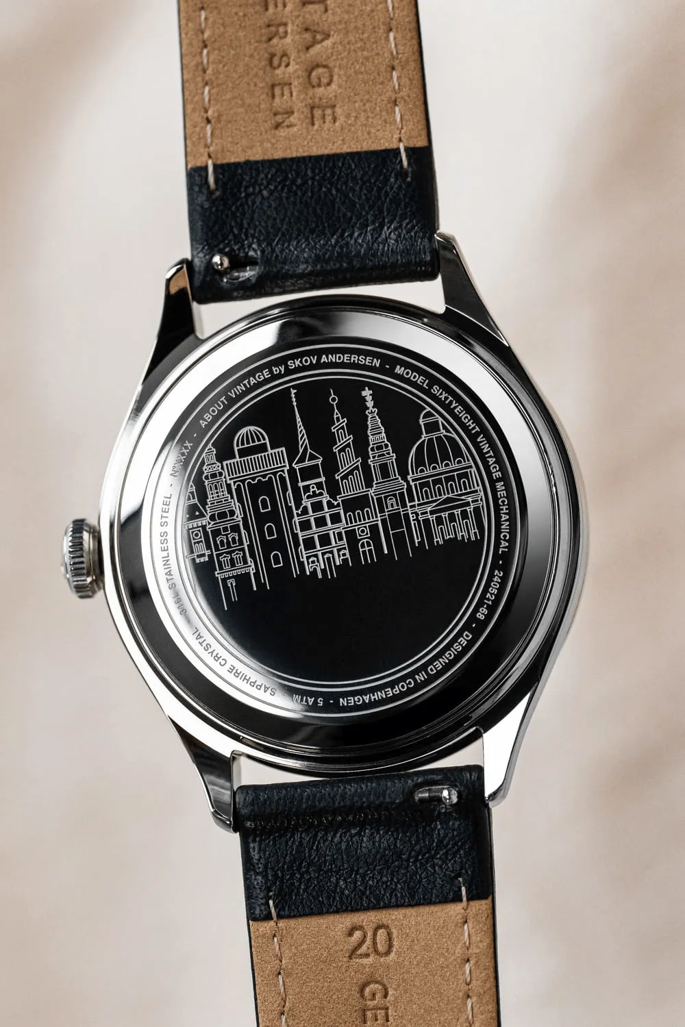 1968 Mechanical (Hand-Wound), Steel / White & Rose Gold