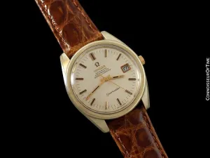 1969 Omega Seamaster Chronometer Large Vintage Mens Cal. 564 Watch - 14K Gold Filled & Stainless Steel