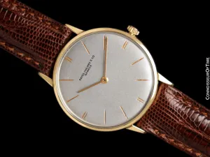 1970 Patek Philippe Vintage Mens Handwound Ref. 3468 18K Gold Dress Watch
