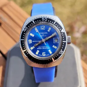 1970's Cordura (Sicura) Lady Sea Gull Diver Watch