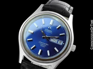 1970's Omega Seamaster Cosmic 2000 Vintage Retro Mens Dive Watch, Date - Stainless Steel