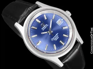 1970's Omega Seamaster Cosmic 2000 Vintage Retro Mens Dive Watch, Date - Stainless Steel