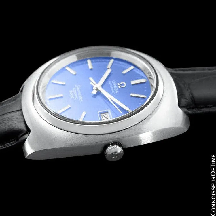 1970's Omega Seamaster Cosmic 2000 Vintage Retro Mens Dive Watch, Date - Stainless Steel