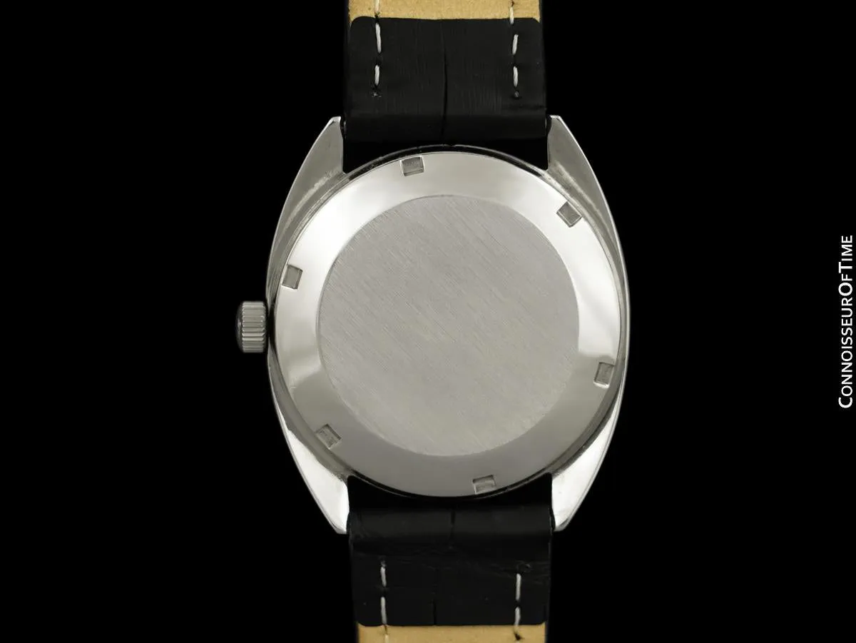 1970's Ulysse Nardin Vintage Mens Full Size 36,000 BPH Stainless Steel Watch - Officially Certified Chronometer