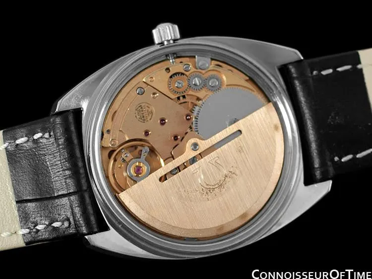 1972 Omega Constellation "C" Chronometer Vintage Mens Calendar Date Watch - Stainless Steel