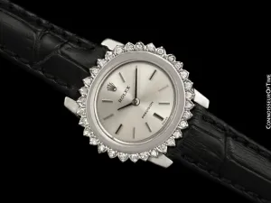 1972 Rolex Ladies Vintage Dress Watch - Stainless Steel & Diamonds