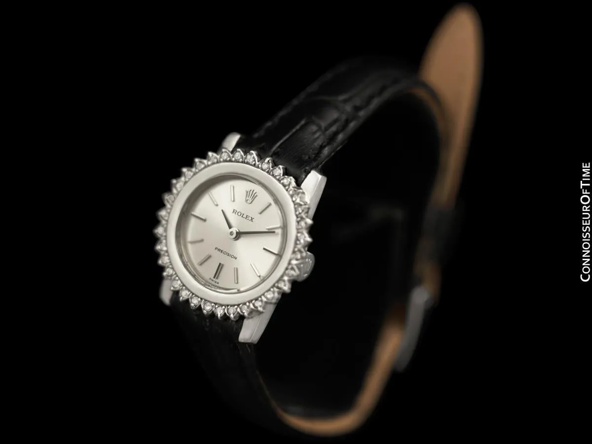 1972 Rolex Ladies Vintage Dress Watch - Stainless Steel & Diamonds
