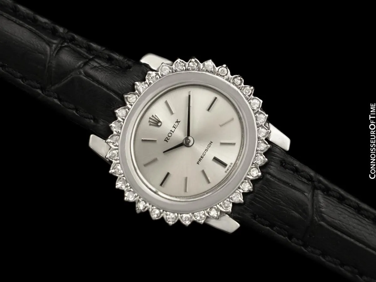 1972 Rolex Ladies Vintage Dress Watch - Stainless Steel & Diamonds