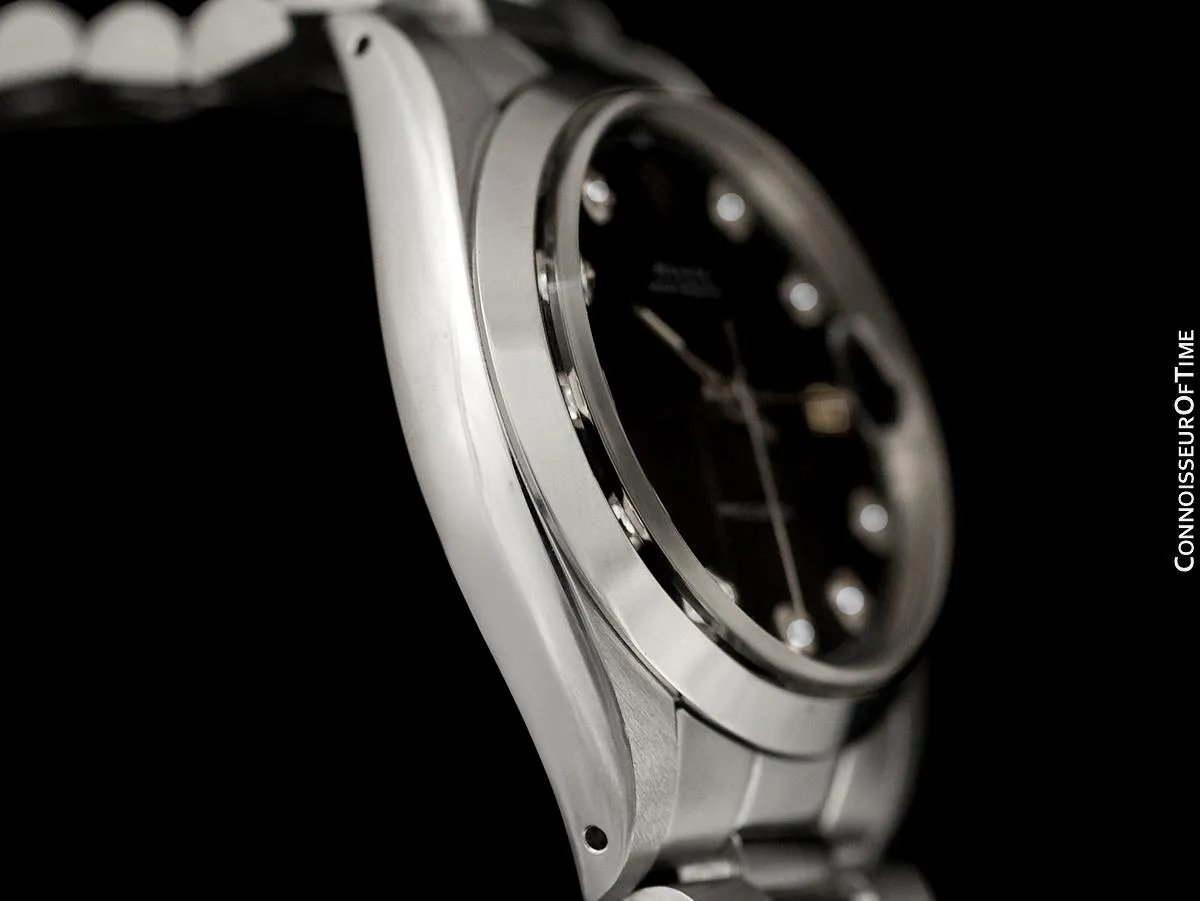 1972 Rolex Oysterdate Mens Date Watch with Both Bracelet & Strap - Stainless Steel & Diamonds